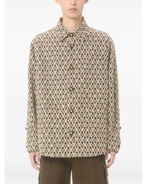 Valentino Garavani Button-Fastening Shirt Jacket - Natural