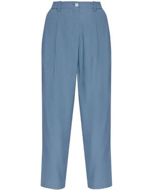 KENZO Straight-Leg Trousers - Blue