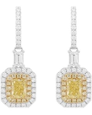 HYT Jewelry Diamond Drop Earrings - White