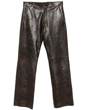 Emporio Armani Zip-Fastening Trousers - Black