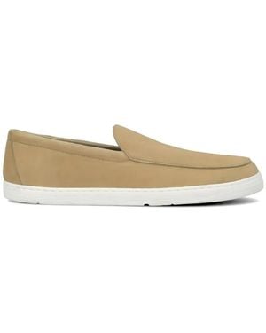 Groundies Suede Slip-On Loafers - White