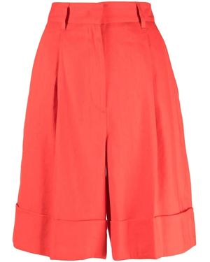 Lorena Antoniazzi Turn-Up Hem Shorts - Red