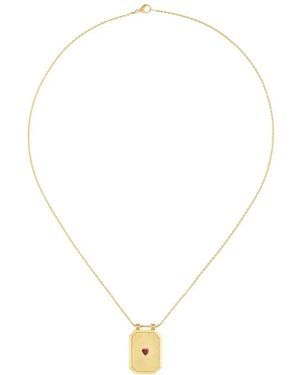 Marie Lichtenberg Collar De Cadena Scapular Love - Blanco