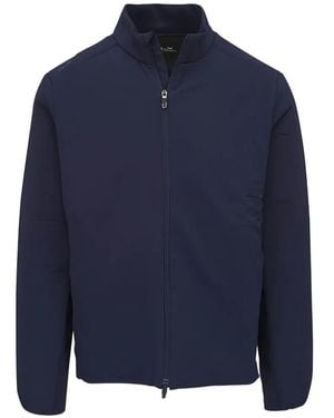 Ralph Lauren Tech Zip-Up High-Neck Jacket - Blue