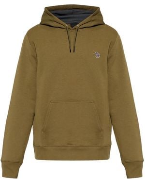 Paul Smith Embroidered Hoodie - Green