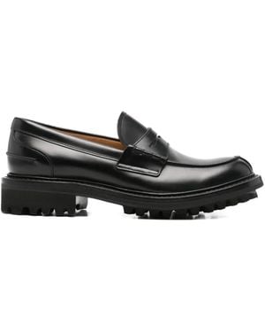 Church's Chunky-Sole Penny Loafers - Black