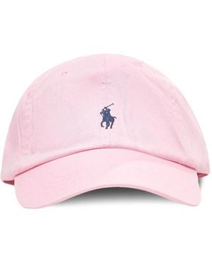 Polo Ralph Lauren Classic Logo-Embroidered Baseball Cap - Pink