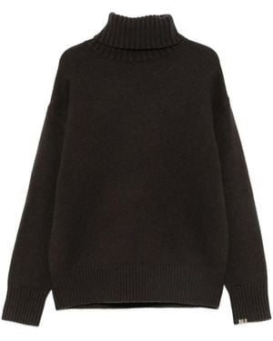 Extreme Cashmere Oversize Xtra 20 Roll-Neck Sweater - Black