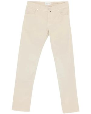Jacob Cohen Nick Slim-Fit Pants - White