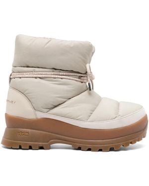 Stella McCartney Trace Padded Ankle Boots - Natural