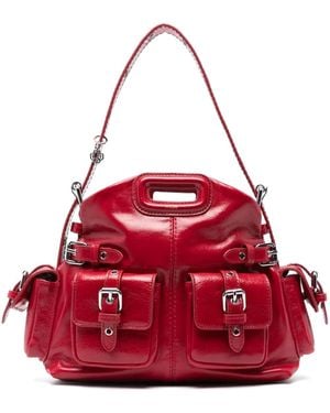 Maje Borsa A Tracolla Con Occhielli - Rosso
