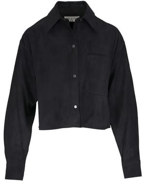 Twp Little Big Joe Pocket Leather Jacket - Black