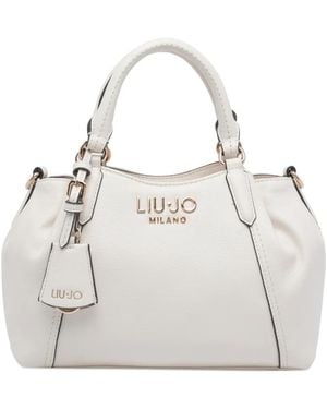 Liu Jo Logo Tote Bag - White