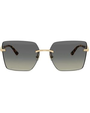 Jimmy Choo Rahmenlose Sonnenbrille - Grau