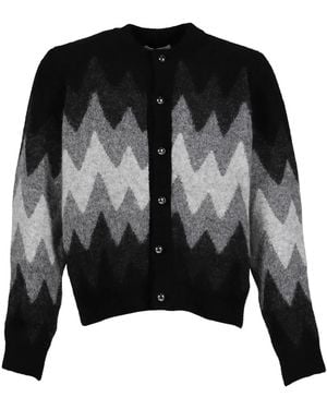 Ernest W. Baker Zigzag Cardigan - Black