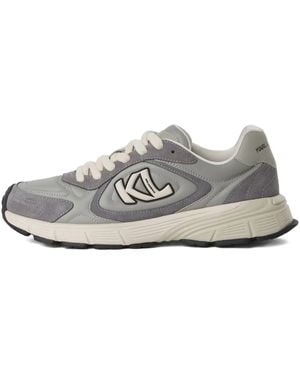 KARL LAGERFELD Orion Sidetrim Trainers - White