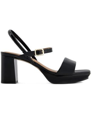 Bernardo Canto Square-Toe Sandals - Black