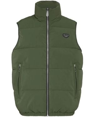 Philipp Plein Down Gilet - Green