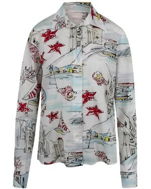 Antonio Marras Printed Shirt - Gray