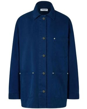 LA PISCINE Patch-Pocket Jacket - Blue
