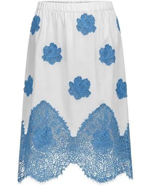 CISSA Summer Pencil Skirt - Blue