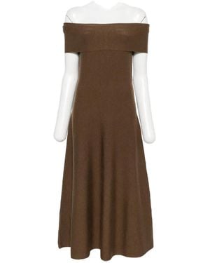 Jonathan Simkhai Camilla Off-Shoulder Midi Dress - Natural
