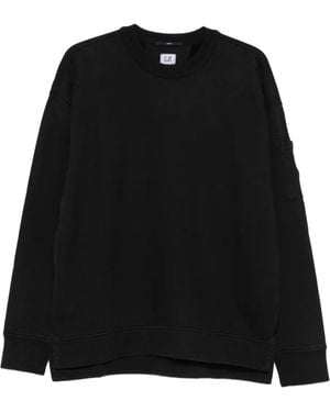 C.P. Company Pocket-Detail Cotton Sweatshirt - Black