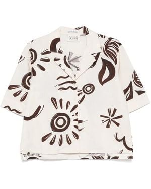 Scotch & Soda フローラル シャツ - ナチュラル