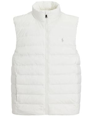 Polo Ralph Lauren Logo-Embroidered Pocket Gilet - White