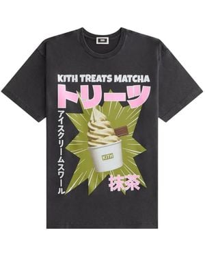 Kith Treats Matcha Graphic-Print T-Shirt - Black