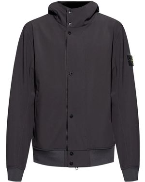 Stone Island コンパスパッチ ウインドブレーカー - グレー
