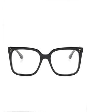Etro Brille Mit Eckigem Gestell - Braun