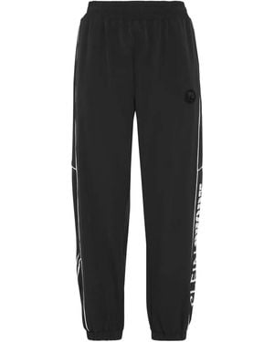 Philipp Plein Jogginghose mit Logo-Patch - Schwarz