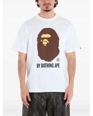 A Bathing Ape By Bathing Ape Tee T-Shirt - White