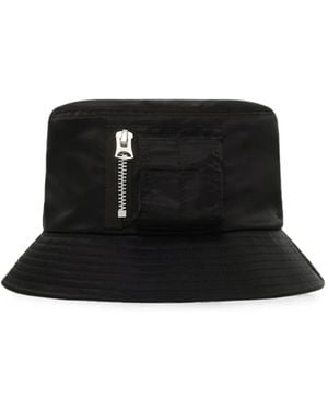 Sacai Pocket-Detail Bucket Hat - Black