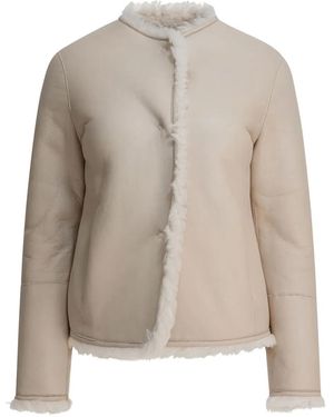 FURLING BY GIANI Shearling Jacket - Natural