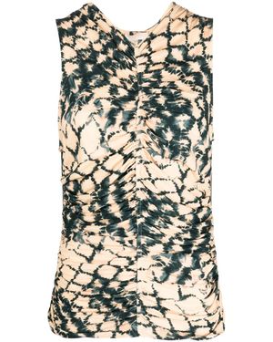 Ulla Johnson Allie V-Neck Sleeveless Top - Orange