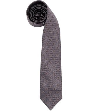 Brunello Cucinelli Patterned silk tie - Lila