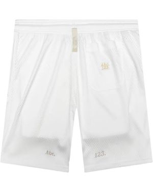 Advisory Board Crystals Shorts Con Logo - Bianco