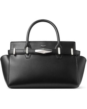 Jimmy Choo Diamond Belted Tote Bag - Black