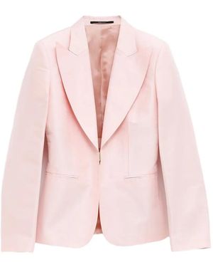 Gucci Silk Faille Blazer - Pink
