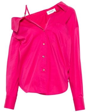 Blugirl Blumarine Off-Shoulder Shirt - Pink