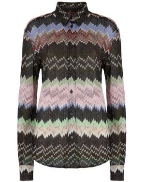 Missoni Zig Zag Shirt - Black
