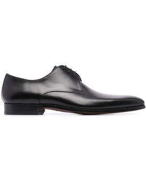 Magnanni Negro Leather Oxford Shoes - Black