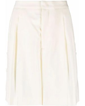 RED Valentino High-Waisted Tailored Shorts - White