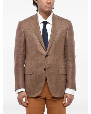 Corneliani Leader Flap-Pocket Blazer - Brown