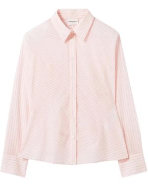 Claudie Pierlot Striped Shirt - Pink