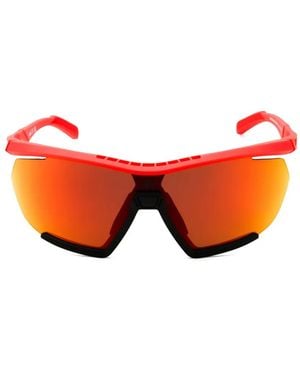 adidas Sp0072 Wraparound Sunglasses - Orange