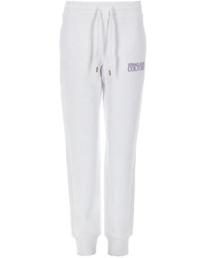 Versace Jeans Couture Drawstring Trank Trousers - White