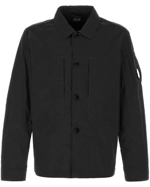 C.P. Company Jacke Mit Lens-Detail - Schwarz
